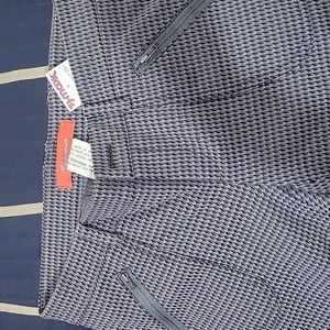 Slim zippered crop pants